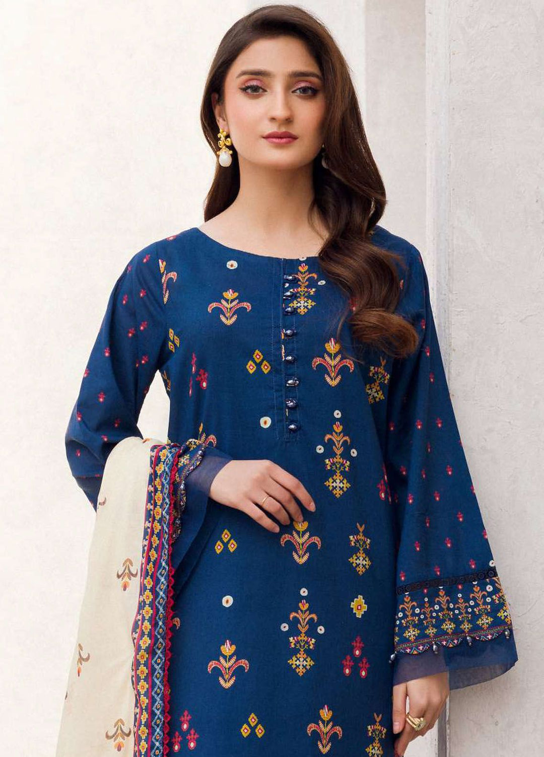 Rung By Motifz Printed Lawn Suit Unstitched 3 Piece MT24L-V2 4589 Ammara - Summer Collection