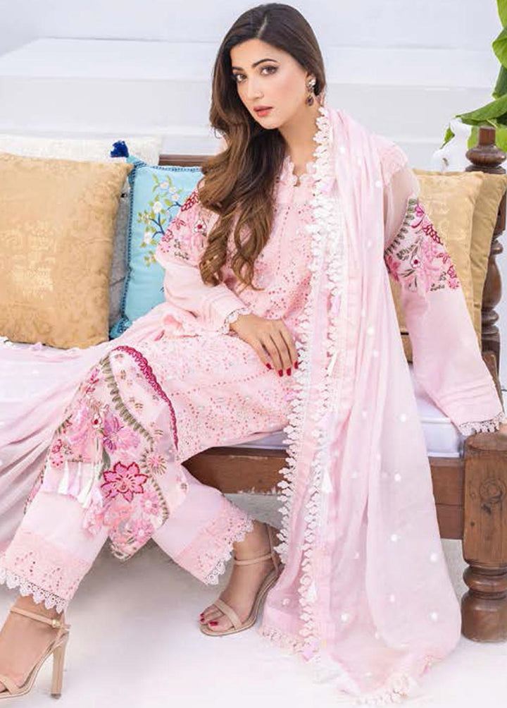 Rungkari By Mahiymaan Embroidered Lawn Suits Unstitched 3 Piece MAH23R A01 - Summer Collection