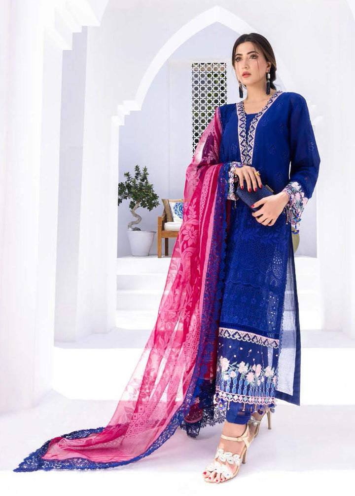 Rungkari By Mahiymaan Embroidered Lawn Suits Unstitched 3 Piece MAH23R A06 - Summer Collection