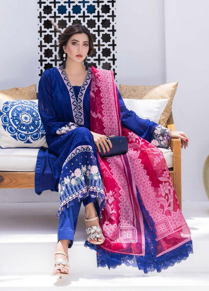 Rungkari By Mahiymaan Embroidered Lawn Suits Unstitched 3 Piece MAH23R A06 - Summer Collection