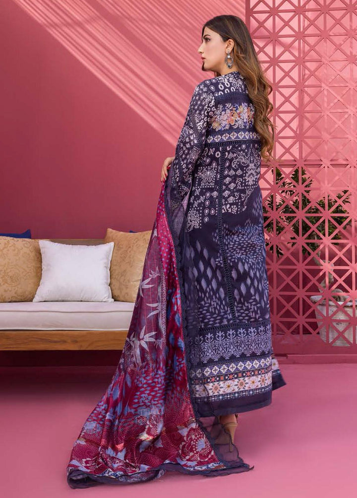Rungkari By Mahiymaan Embroidered Lawn Suits Unstitched 3 Piece MAH23R A09 - Summer Collection