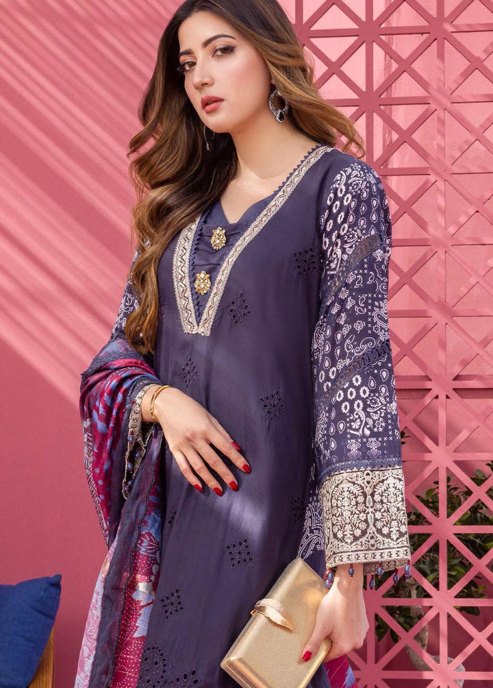 Rungkari By Mahiymaan Embroidered Lawn Suits Unstitched 3 Piece MAH23R A09 - Summer Collection