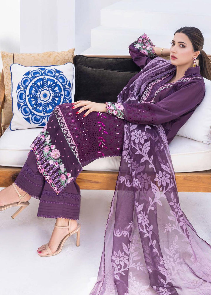 Rungkari By Mahiymaan Embroidered Lawn Suits Unstitched 3 Piece MAH23R A11 - Summer Collection