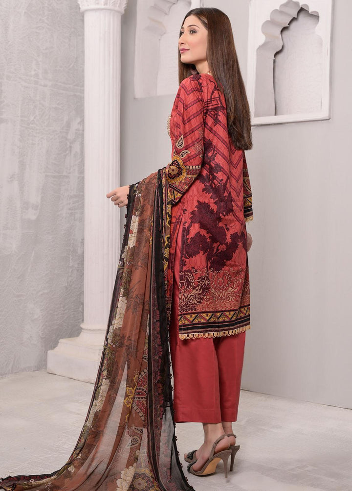 Pretty Petals By Ruqayyah Embroidered Lawn Suits Unstitched 3 Piece RQY22PP 01 - Summer Collection