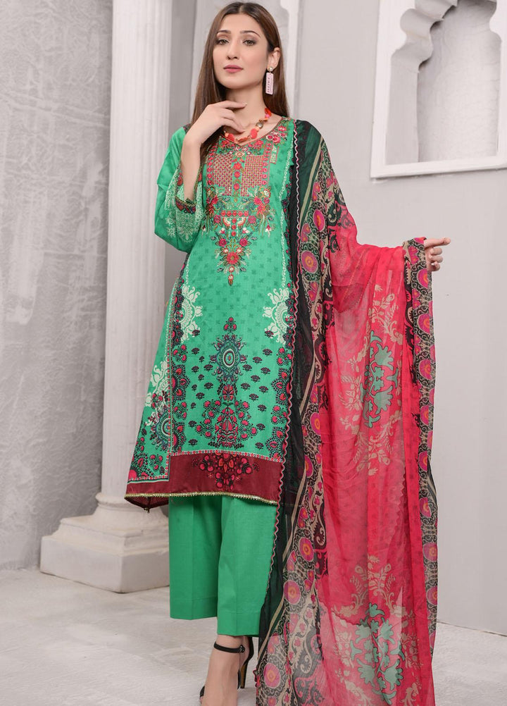 Pretty Petals By Ruqayyah Embroidered Lawn Suits Unstitched 3 Piece RQY22PP 02 - Summer Collection