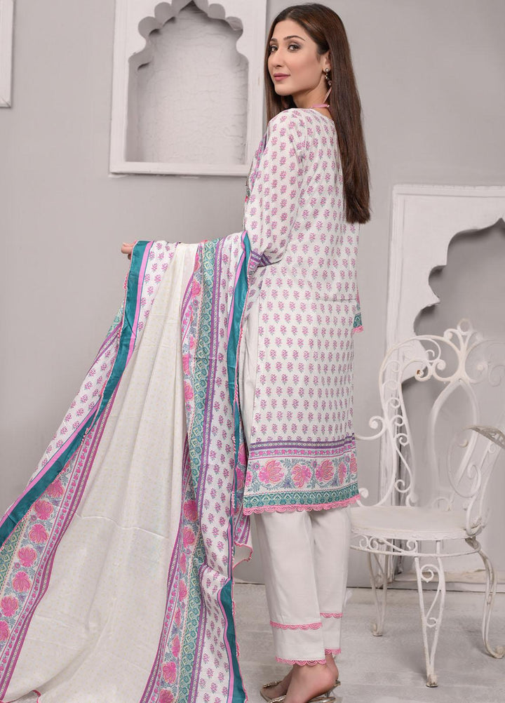 Pretty Petals By Ruqayyah Embroidered Lawn Suits Unstitched 3 Piece RQY22PP 06 - Summer Collection