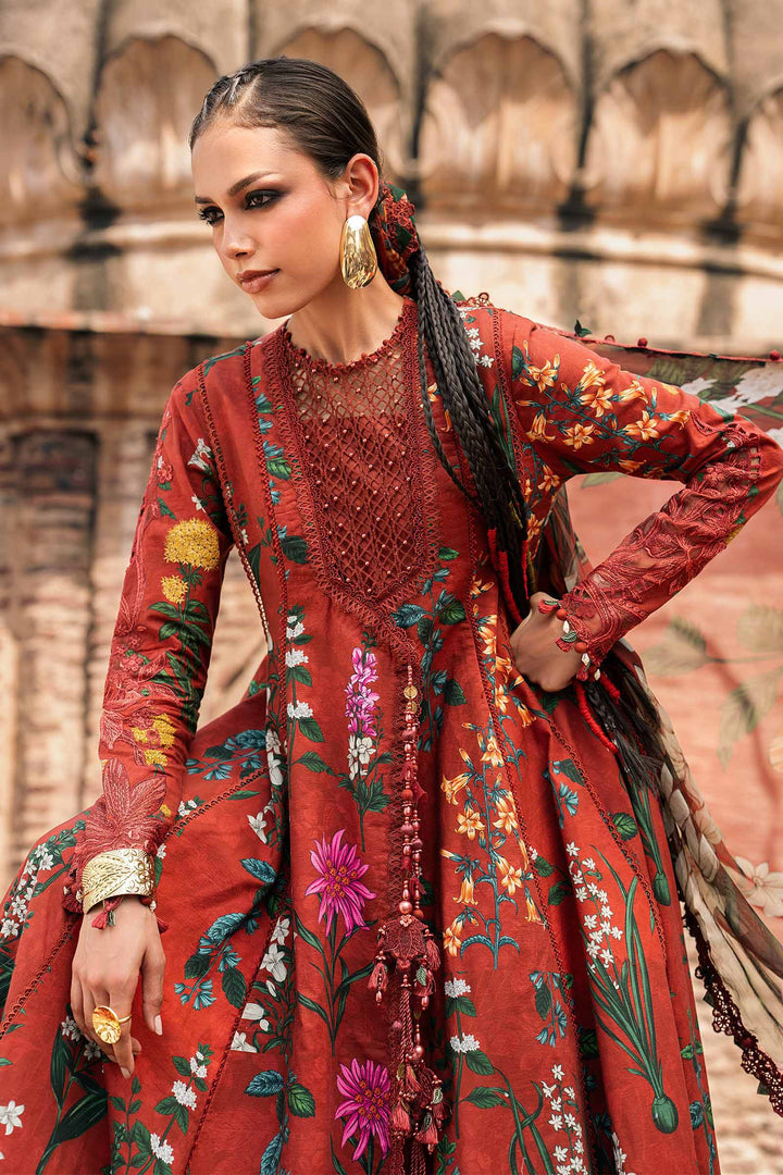 M Prints by Maria B Unstitched Printed Cambric 3 Piece Suit MB26UPC 6B - Casual Collection
