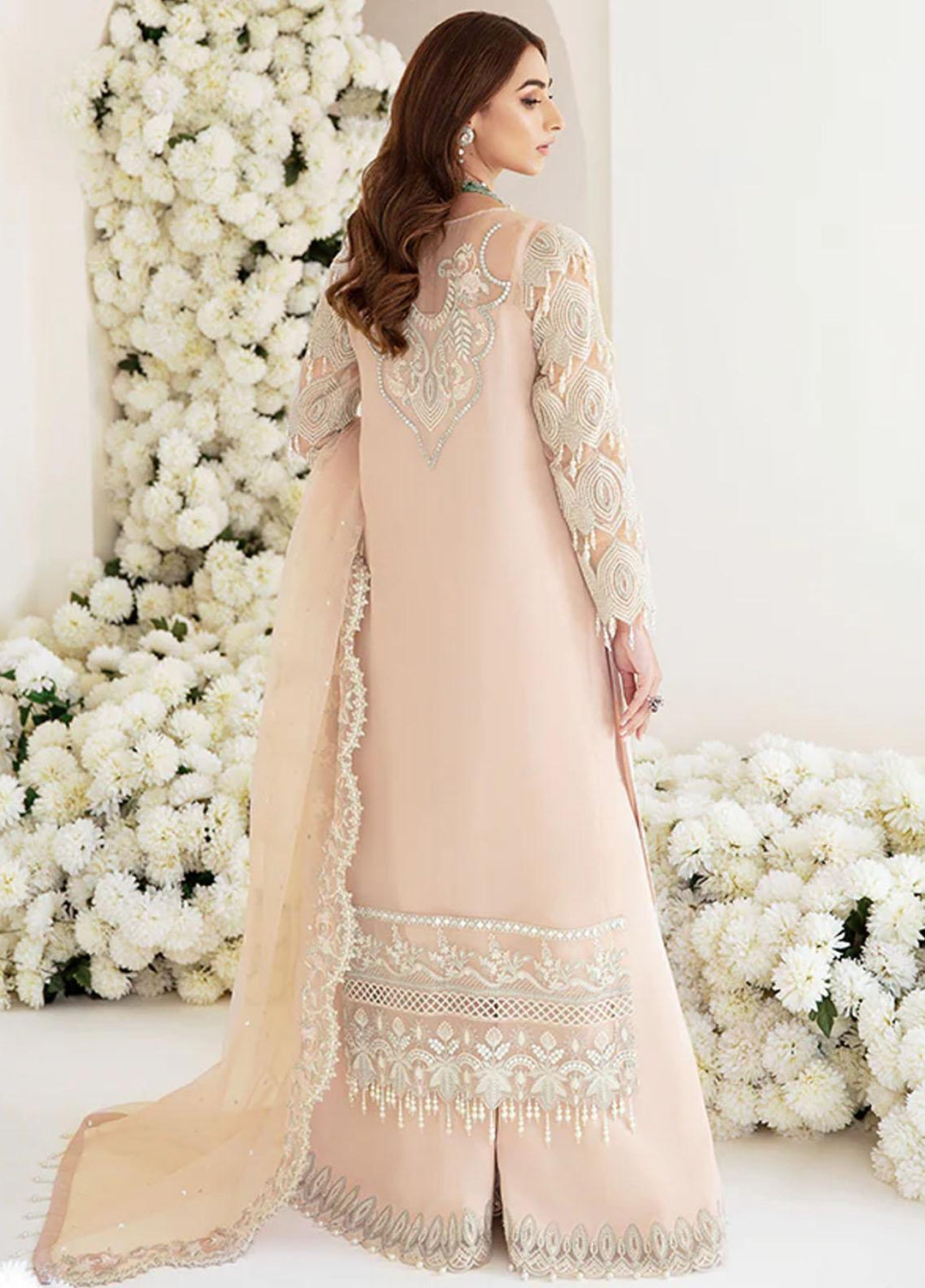 Fleur By Serene Premium Embroidered Chiffon Suits Unstitched 3 Piece SP22F S-1062 GLORIOSA - Spring / Summer Collection