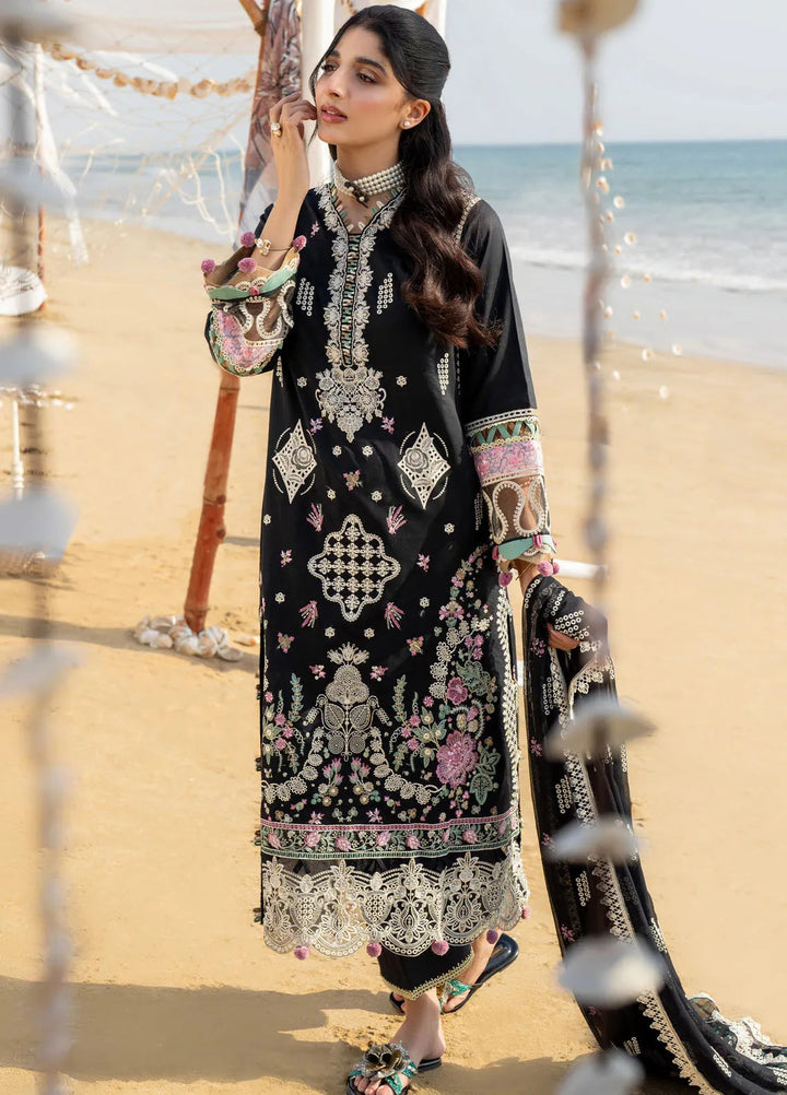 Saagar by Aabyaan Embroidered Lawn Suit Unstitched 3 Piece ABY25SL AS-08 Talia - Summer Collection