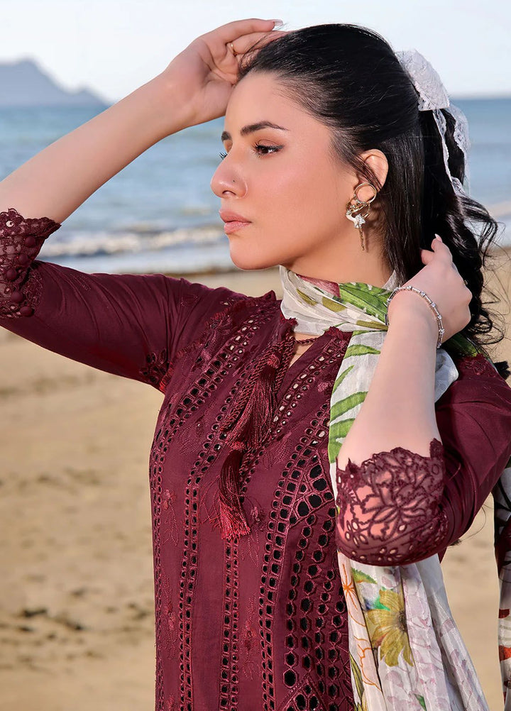 Saahil by Izel Embroidered Lawn Suits Unstitched 3 Piece IZL24SL Laleen - Summer Collection