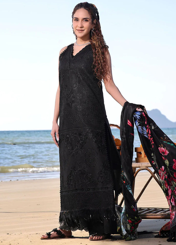 Saahil by Izel Embroidered Lawn Suits Unstitched 3 Piece IZL24SL Nureh - Summer Collection