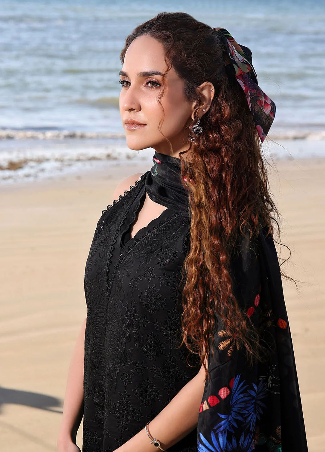 Saahil by Izel Embroidered Lawn Suits Unstitched 3 Piece IZL24SL Nureh - Summer Collection