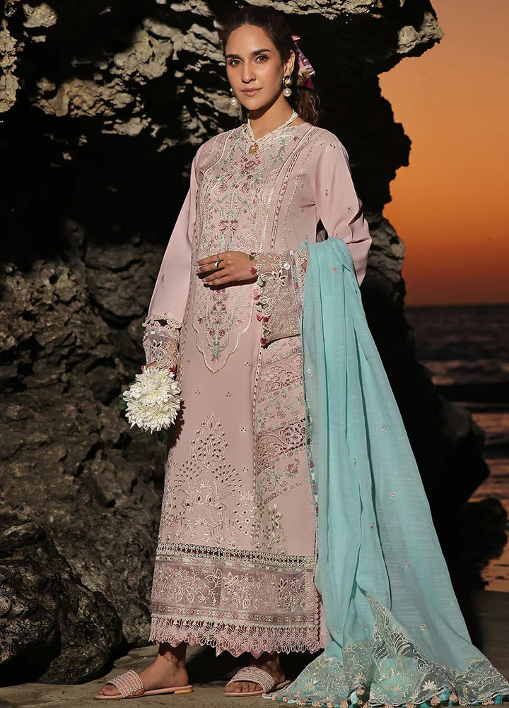 Saahil by Izel Embroidered Lawn Suits Unstitched 3 Piece IZL24SL Soffio - Summer Collection