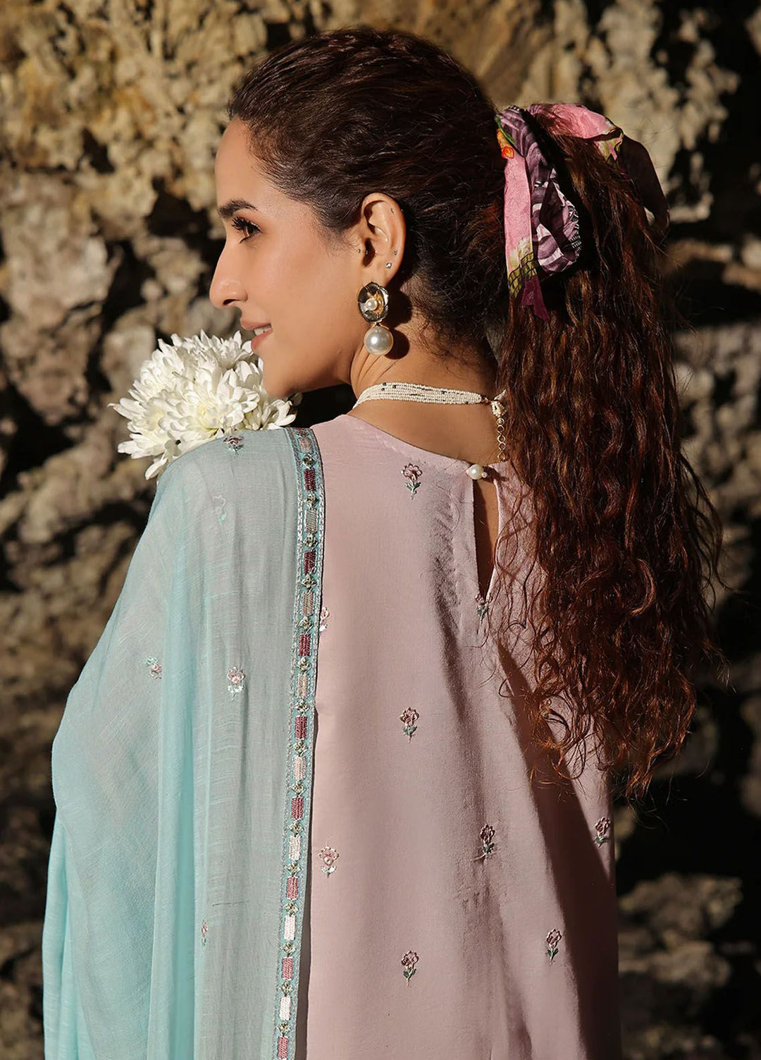 Saahil by Izel Embroidered Lawn Suits Unstitched 3 Piece IZL24SL Soffio - Summer Collection