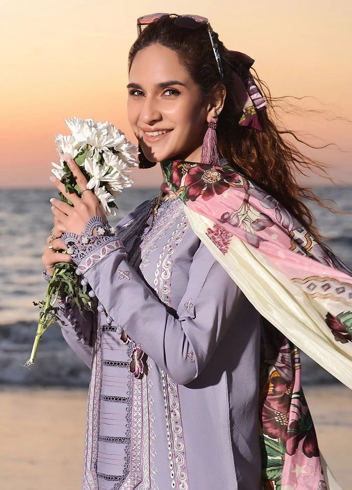 Saahil by Izel Embroidered Lawn Suits Unstitched 3 Piece IZL24SL Vanya - Summer Collection