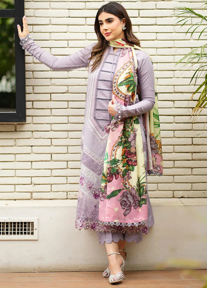 Saahil by Izel Embroidered Lawn Suits Unstitched 3 Piece IZL24SL Vanya - Summer Collection
