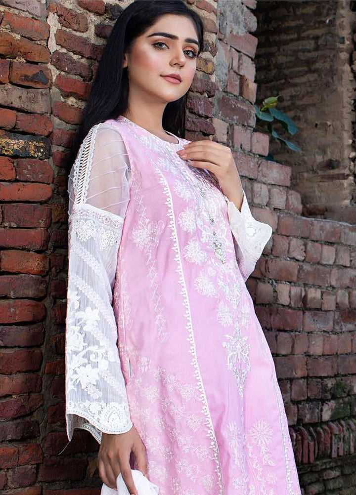Saanjh By Zunuj Embroidered Lawn Suits Unstitched 3 Piece ZJ23S D-04 - Summer Collection