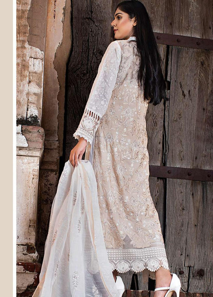 Saanjh By Zunuj Embroidered Lawn Suits Unstitched 3 Piece ZJ23S D-05 - Summer Collection