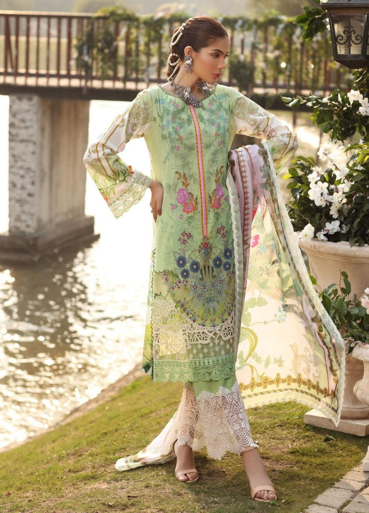 Sable Vogue By Ittehad Textiles Embroidered Lawn Suits Unstitched 3 Piece ITD21SV 09-SPRING FIELDS - Luxury Collection