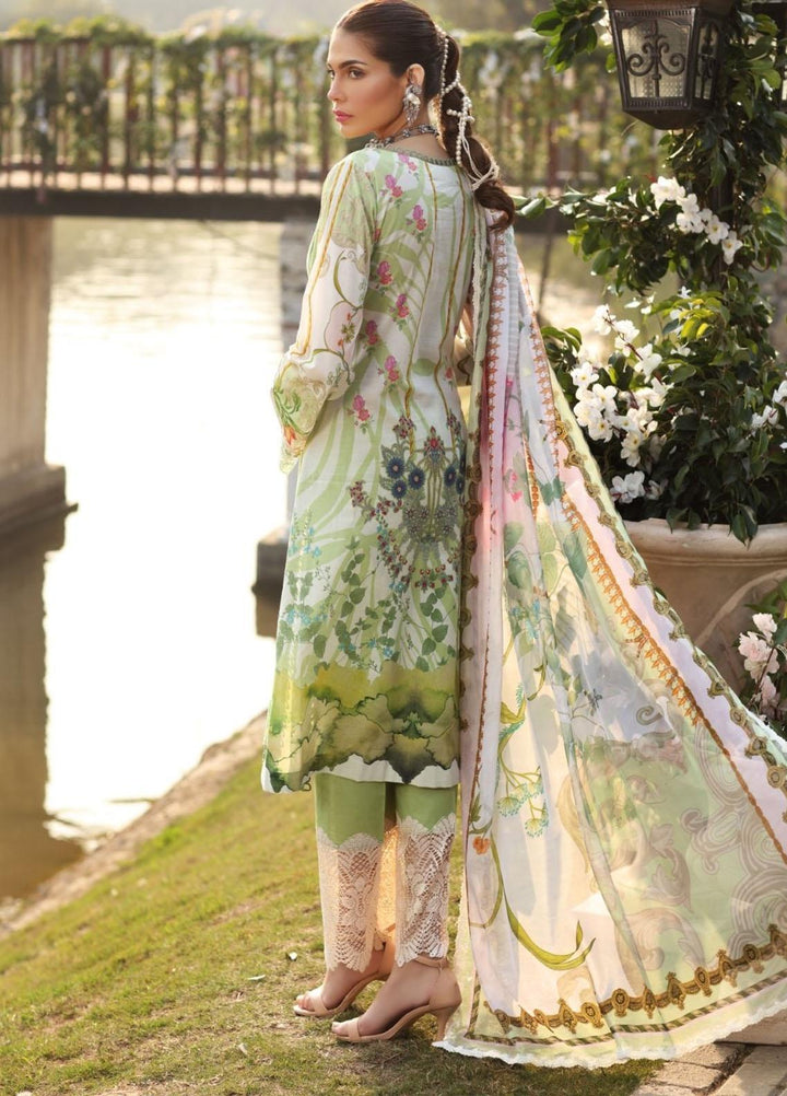 Sable Vogue By Ittehad Textiles Embroidered Lawn Suits Unstitched 3 Piece ITD21SV 09-SPRING FIELDS - Luxury Collection