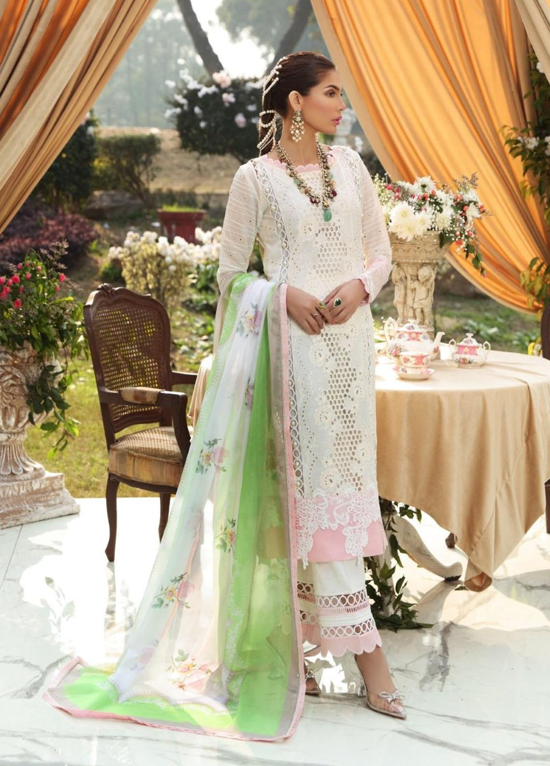 Sable Vogue By Ittehad Textiles Embroidered Lawn Suits Unstitched 3 Piece ITD21SV 11-ZHALAY - Luxury Collection