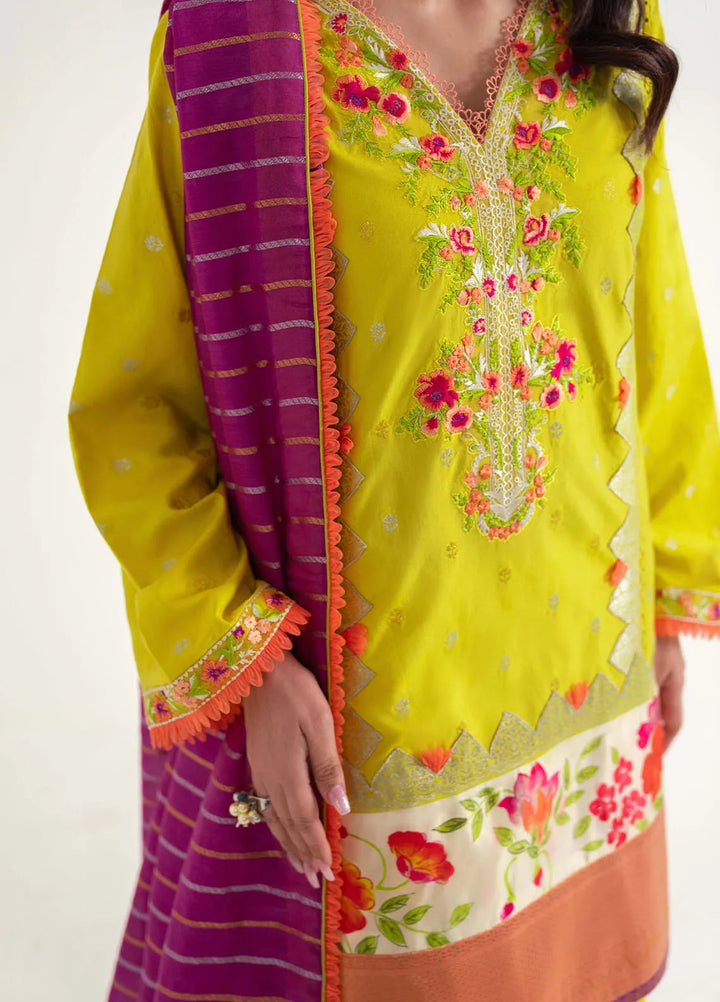 Sable Vogue Embroidered Jacquard Suits Unstitched 3 Piece SV25LL SL-04 - Summer Collection