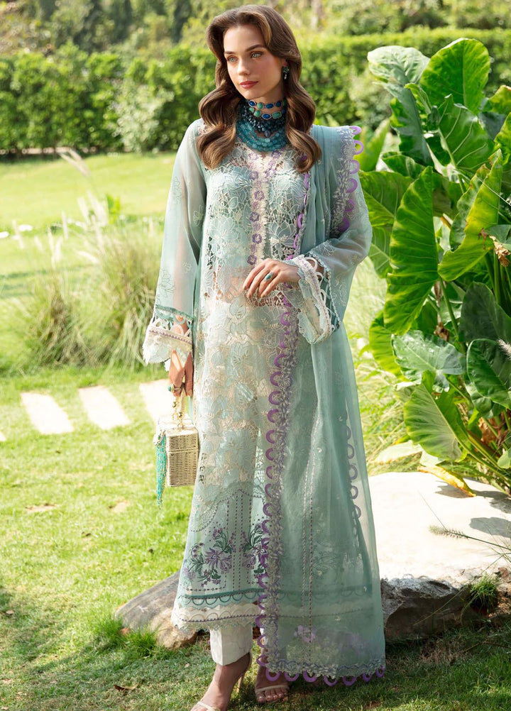 Sable Vogue Embroidered Lawn Suit Unstitched 3 Piece SV24LL SL-02-24 Afroz - Luxury Summer Collection