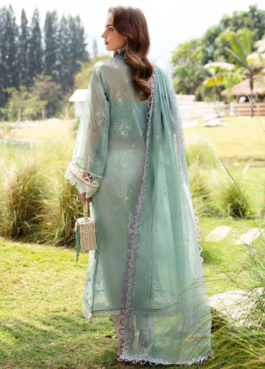 Sable Vogue Embroidered Lawn Suit Unstitched 3 Piece SV24LL SL-02-24 Afroz - Luxury Summer Collection