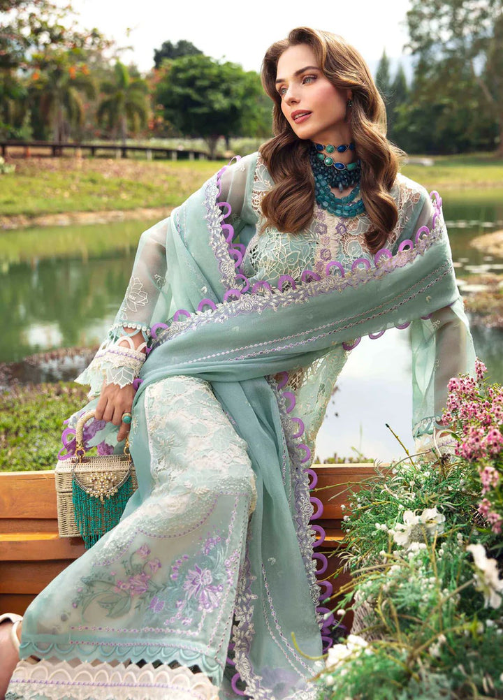 Sable Vogue Embroidered Lawn Suit Unstitched 3 Piece SV24LL SL-02-24 Afroz - Luxury Summer Collection