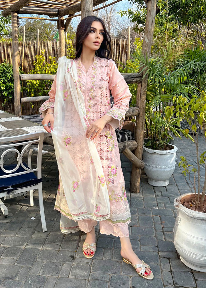 Sable Vogue Embroidered Lawn Suit Unstitched 3 Piece SV24LL SL-03-24 Asmara - Luxury Summer Collection