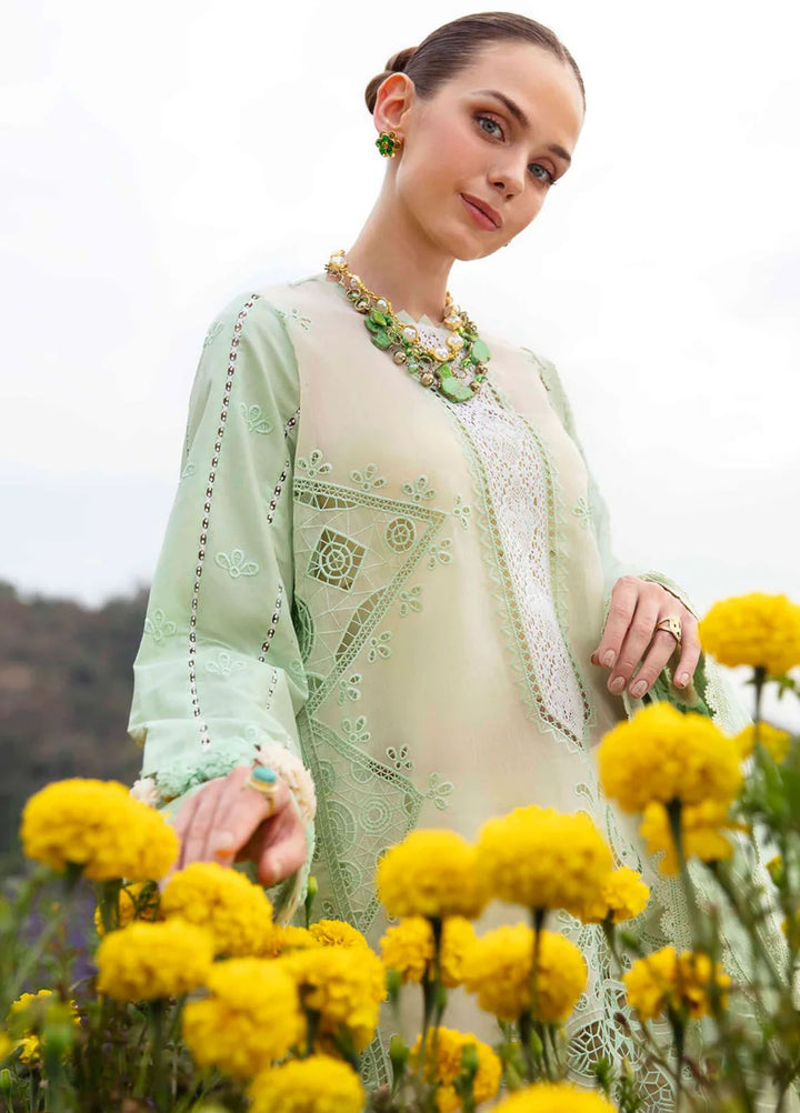 Sable Vogue Embroidered Lawn Suit Unstitched 3 Piece SV24LL SL-04-24 Nisa - Luxury Summer Collection