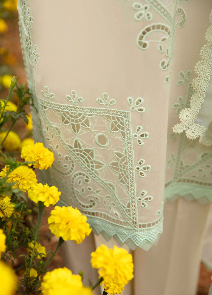 Sable Vogue Embroidered Lawn Suit Unstitched 3 Piece SV24LL SL-04-24 Nisa - Luxury Summer Collection