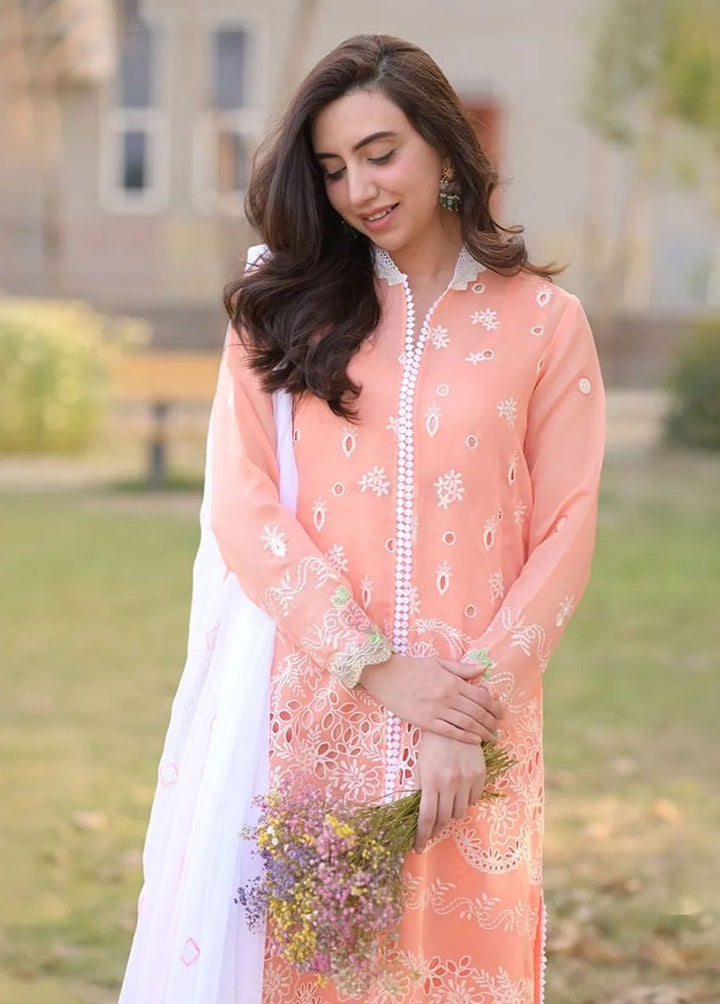 Sable Vogue Embroidered Lawn Suit Unstitched 3 Piece SV24LL SL-05-24 Linnea - Luxury Summer Collection
