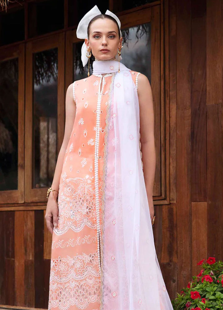 Sable Vogue Embroidered Lawn Suit Unstitched 3 Piece SV24LL SL-05-24 Linnea - Luxury Summer Collection
