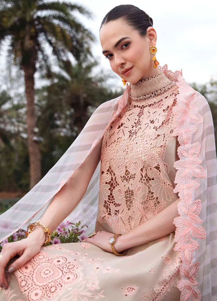 Sable Vogue Embroidered Lawn Suit Unstitched 3 Piece SV24LL SL-06-24 Clara - Luxury Summer Collection
