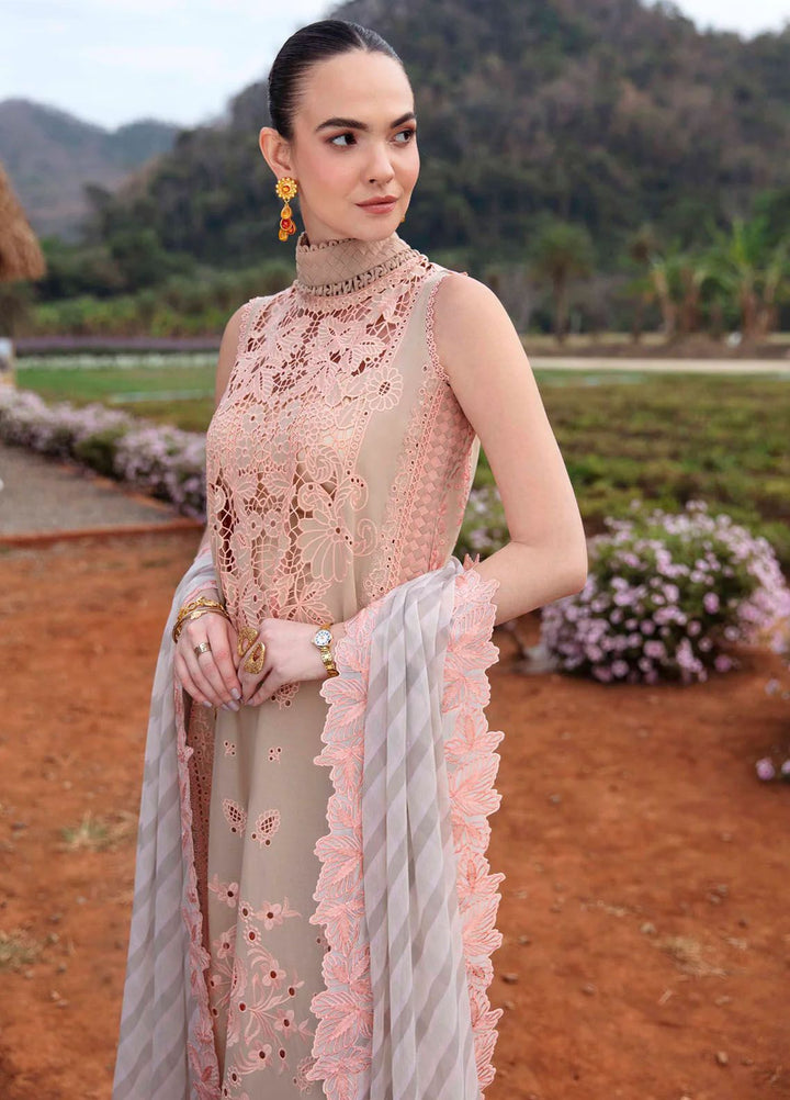Sable Vogue Embroidered Lawn Suit Unstitched 3 Piece SV24LL SL-06-24 Clara - Luxury Summer Collection