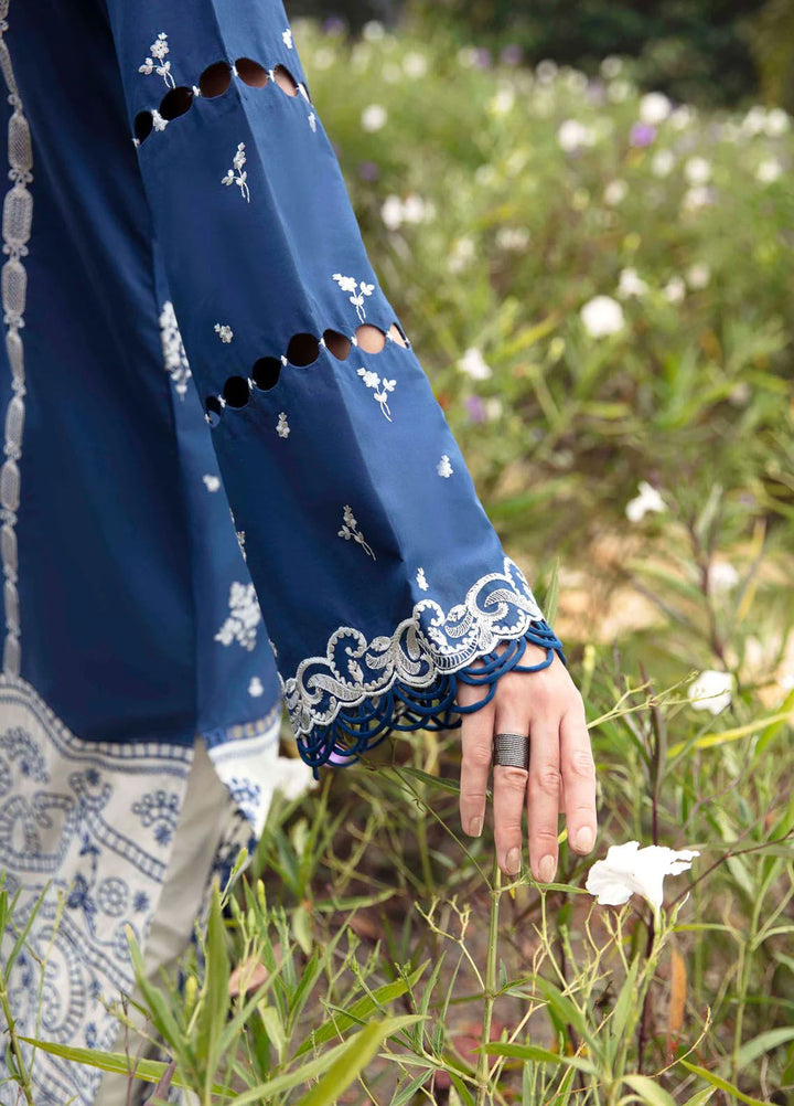 Sable Vogue Embroidered Lawn Suit Unstitched 3 Piece SV24LL SL-09-24 Afina - Luxury Summer Collection