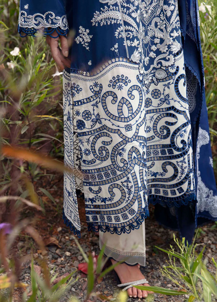 Sable Vogue Embroidered Lawn Suit Unstitched 3 Piece SV24LL SL-09-24 Afina - Luxury Summer Collection