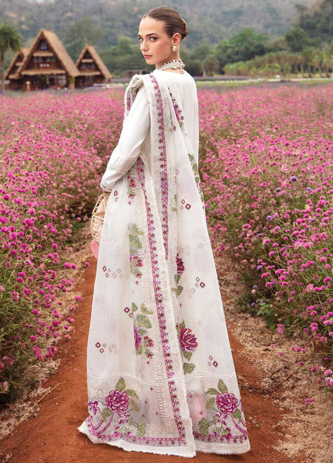 Sable Vogue Embroidered Lawn Suit Unstitched 3 Piece SV24LL SL-12-24 Lyra - Luxury Summer Collection