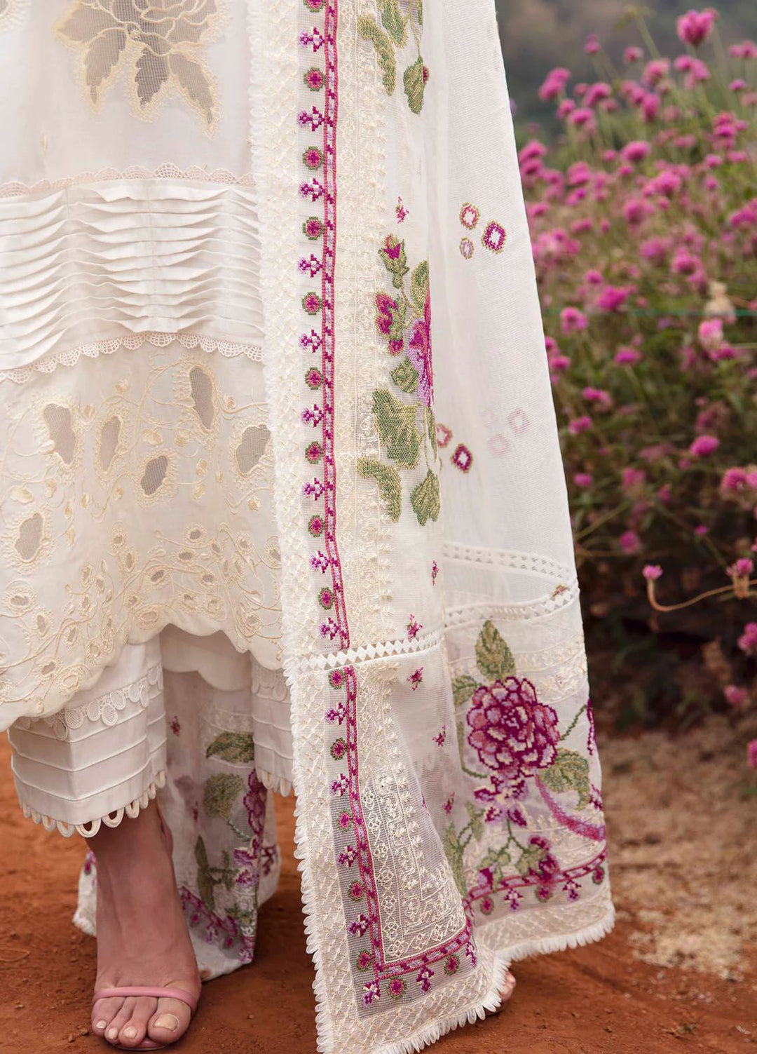 Sable Vogue Embroidered Lawn Suit Unstitched 3 Piece SV24LL SL-12-24 Lyra - Luxury Summer Collection