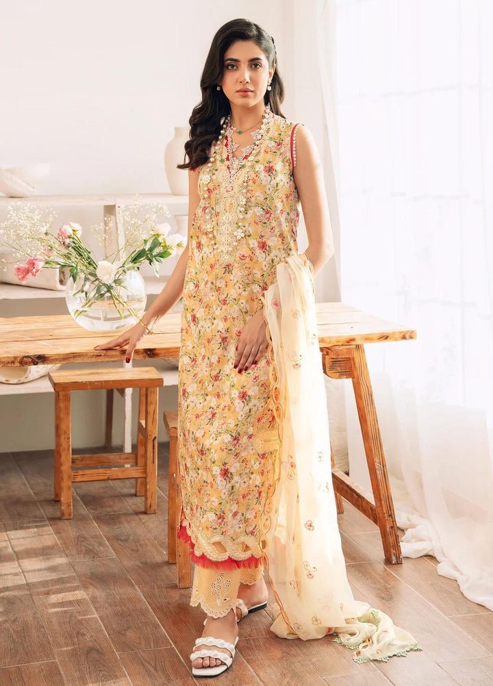 Sable Vogue Embroidered Lawn Suits Unstitched 3 Piece SV23LL SAL-06-23-V1 - Summer Collection