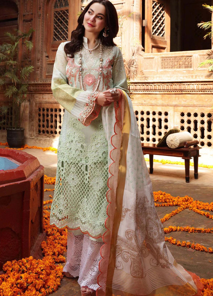 Sable Vogue Embroidered Lawn Suits Unstitched 3 Piece SV22LL SL-02 DAREJAN - Luxury Collection