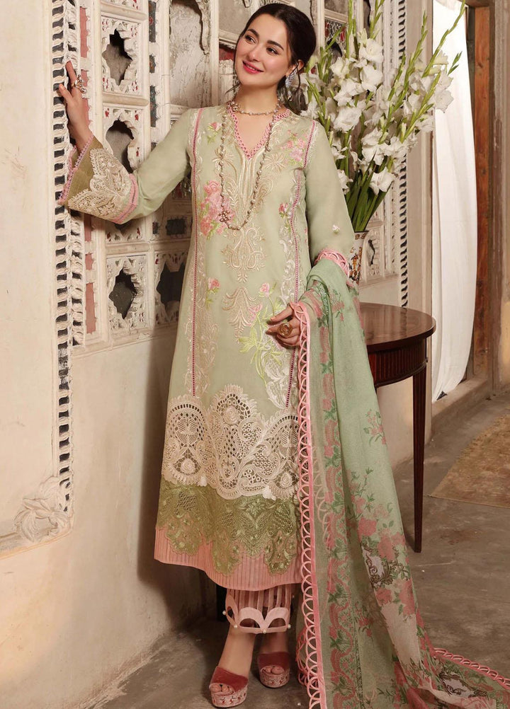 Sable Vogue Embroidered Lawn Suits Unstitched 3 Piece SV22LL SL-09 AYDIN - Luxury Collection