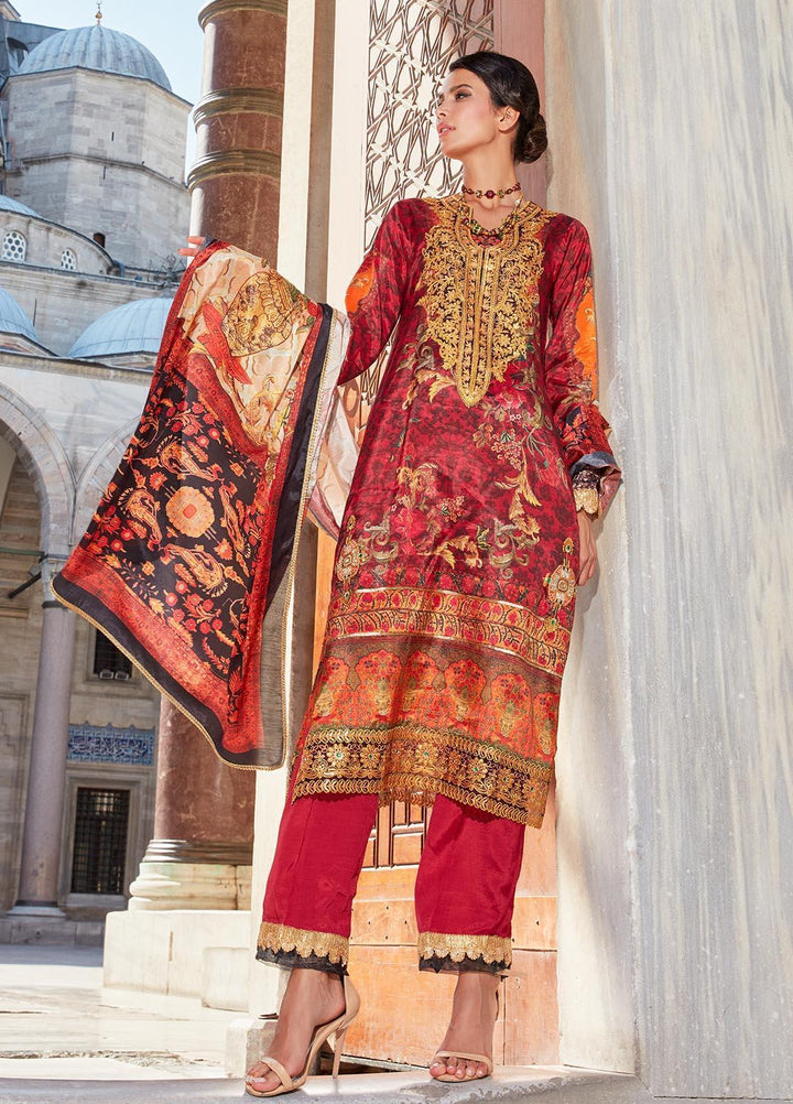 Sable Vogue Pret  Silk 3 Piece Dress SV22NF SRS-01