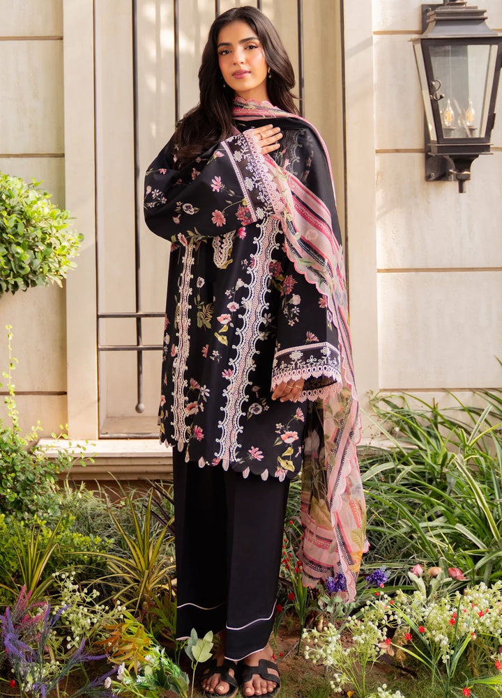 Sable Vogue Printed Lawn Suits Unstitched 3 Piece SV25PL SAL-01-25 - Summer Collection