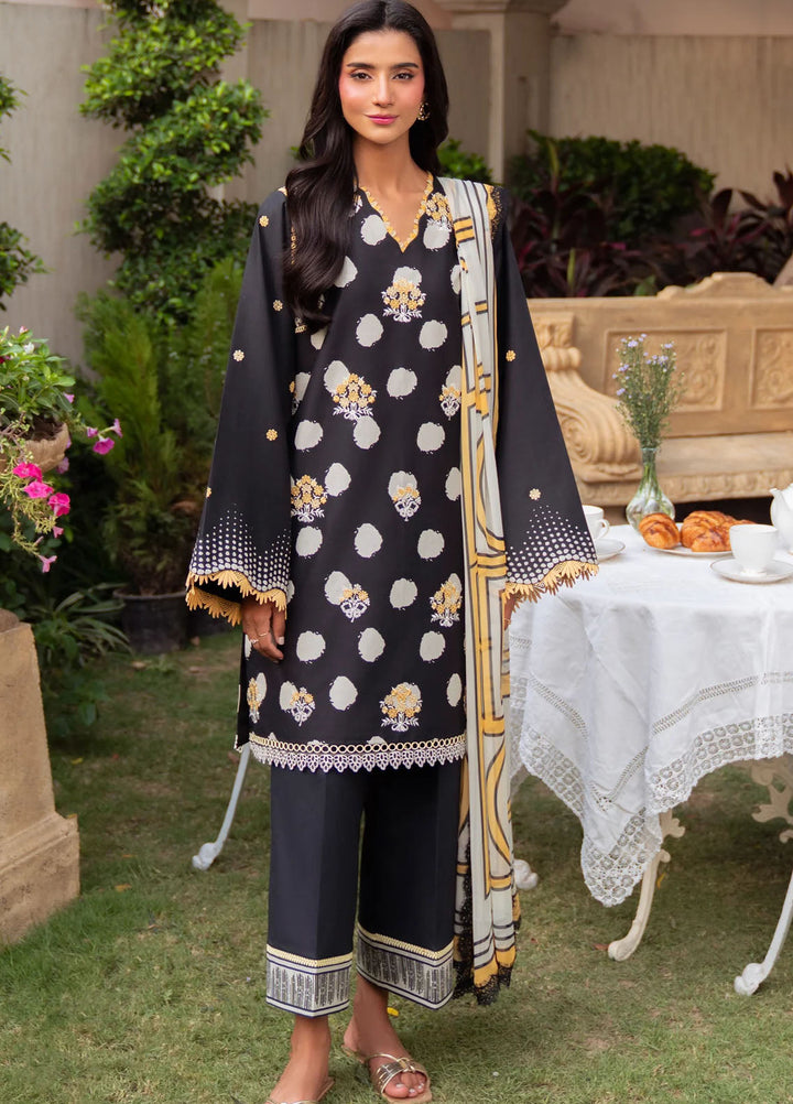 Sable Vogue Printed Lawn Suits Unstitched 3 Piece SV25PL SAL-03-25 - Summer Collection