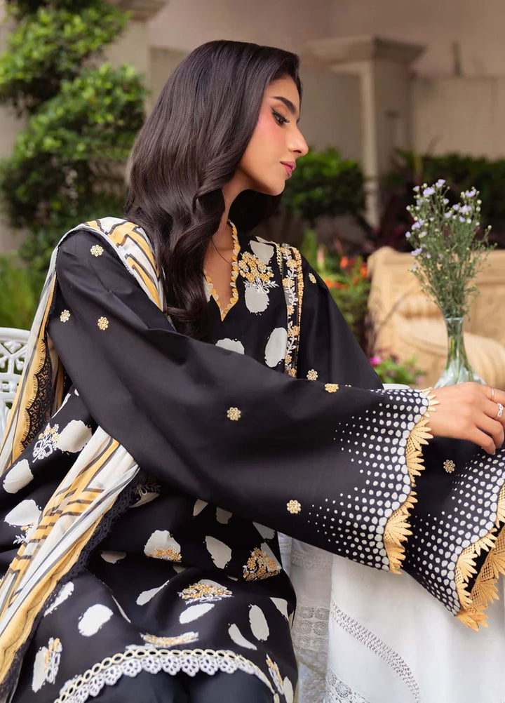 Sable Vogue Printed Lawn Suits Unstitched 3 Piece SV25PL SAL-03-25 - Summer Collection