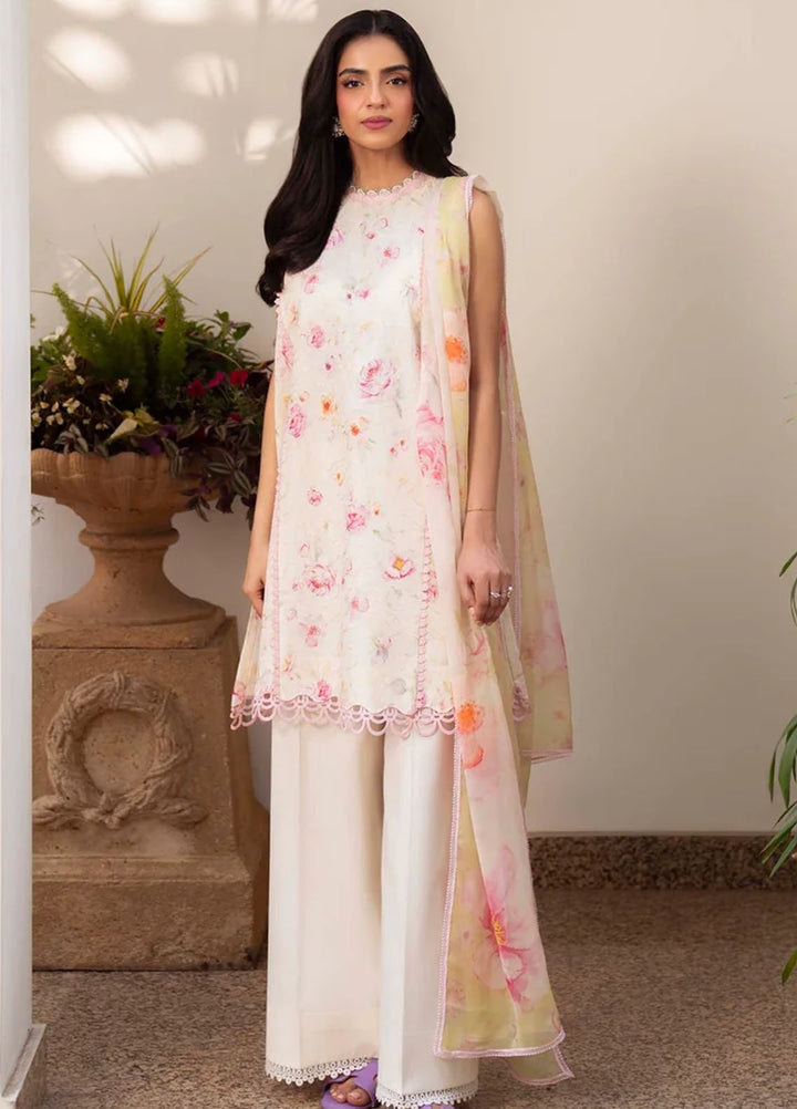 Sable Vogue Printed Lawn Suits Unstitched 3 Piece SV25PL SAL-04-25 - Summer Collection