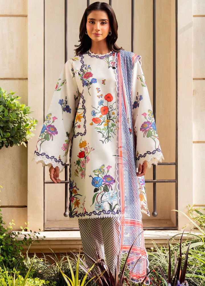 Sable Vogue Printed Lawn Suits Unstitched 3 Piece SV25PL SAL-11-25 - Summer Collection