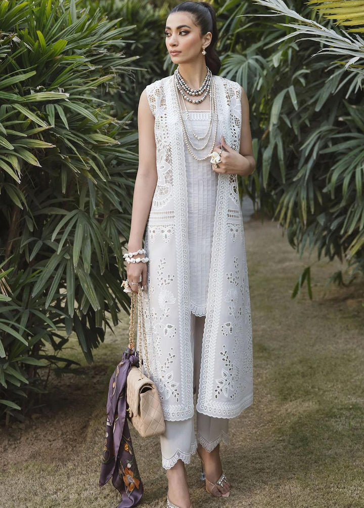 Sable Vogue Embroidered Lawn Suits Unstitched 3 Piece SV23L SL-01-23-V1 ADA - Luxury Collection
